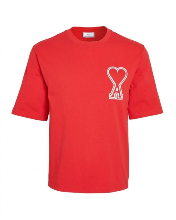 Ami de Coeur-patch cotton T-Shirt