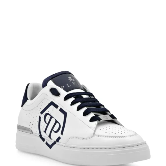 Philipp Plein Hexagon Leather Sneakers