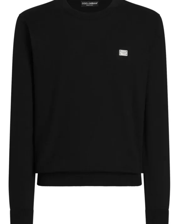 Dolce & Gabbana logo-plaque sweater