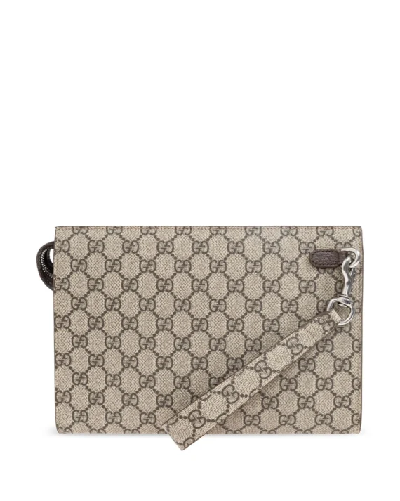 Gucci GG Supreme clutch bag