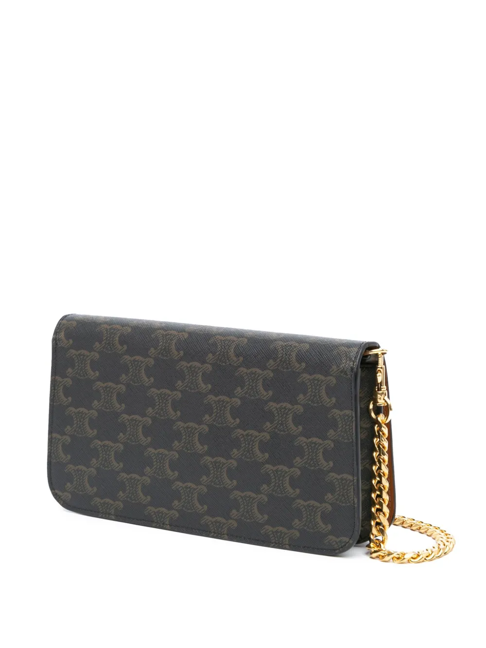 Celine Triomphe Coated Canvas Triomphe Multi Pochette - Image 3
