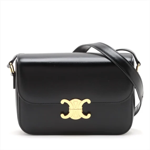 Celine Shiny Calfskin Claude shoulder bag