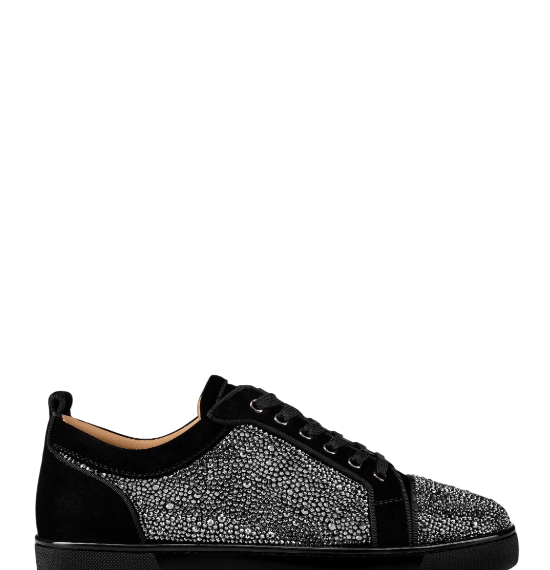 Christian Louboutin  Louis Junior Strass Low-Top Sneakers