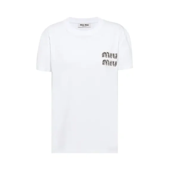 Miu Miu Embroidered T-Shirt