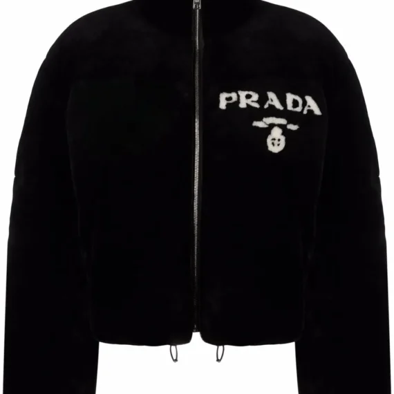 Prada logo-print zip-fastening jacket