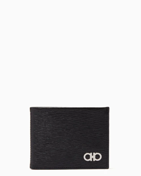 Ferragamo Black Leather Wallet