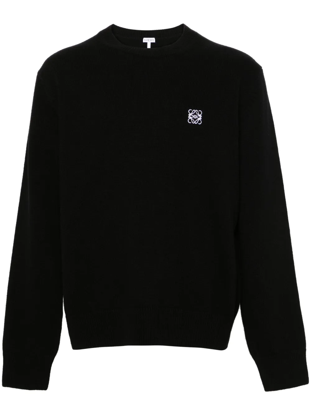LOEWE logo-embroidered wool jumper