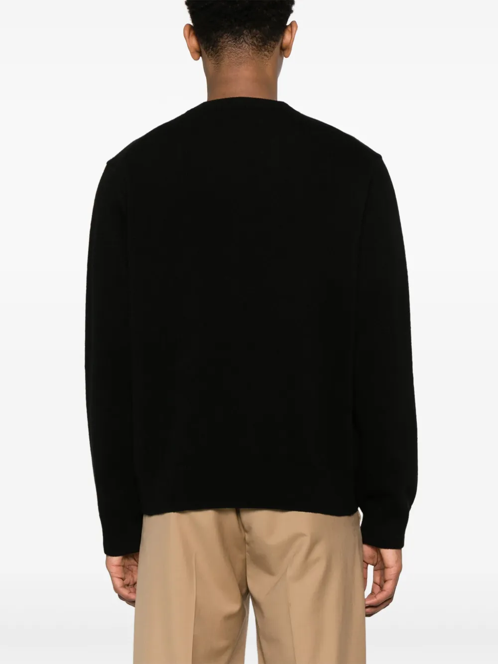 LOEWE logo-embroidered wool jumper - Image 3