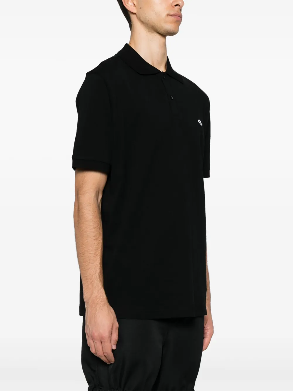Diesel logo-patch polo shirt - Image 2