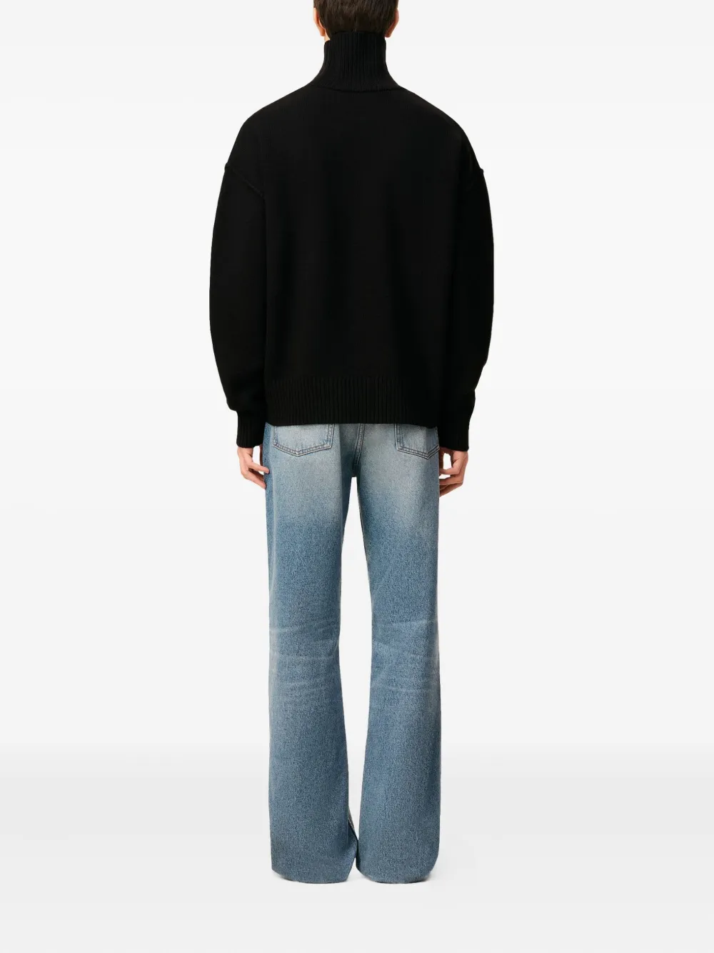 Ami De Coeur funnel-neck wool sweater - Image 2