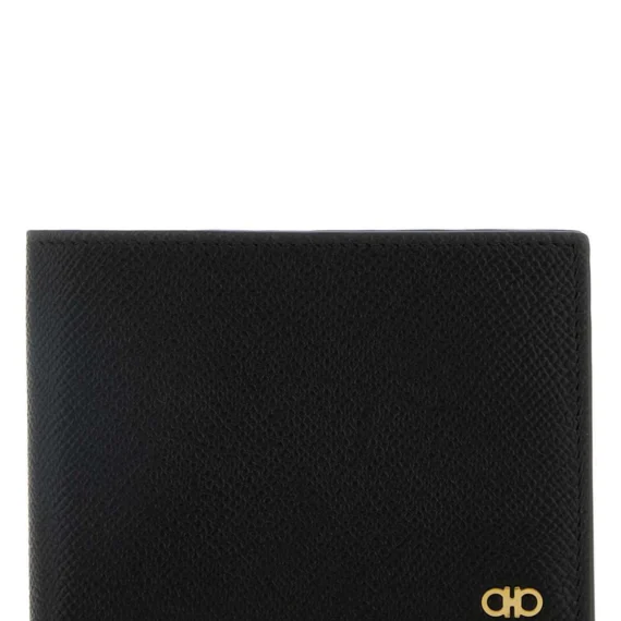 Ferragamo Black Leather Wallet