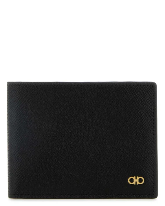 Ferragamo Black Leather Wallet
