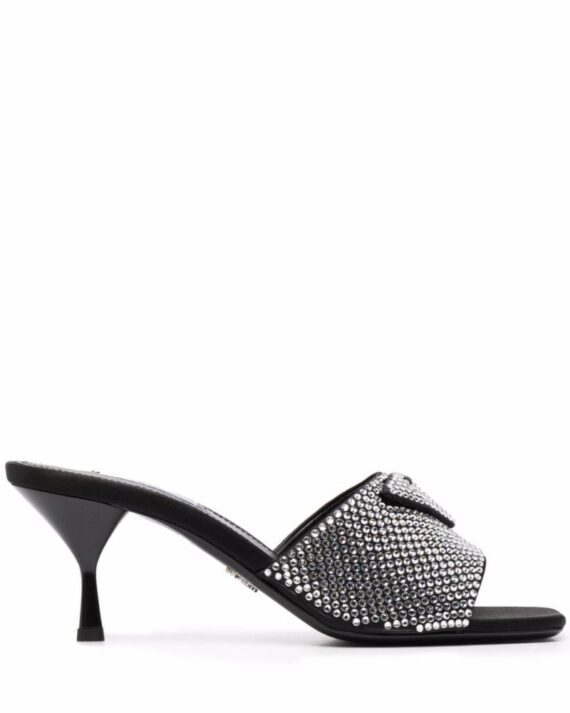 Prada crystal-embellished open-toe sandals