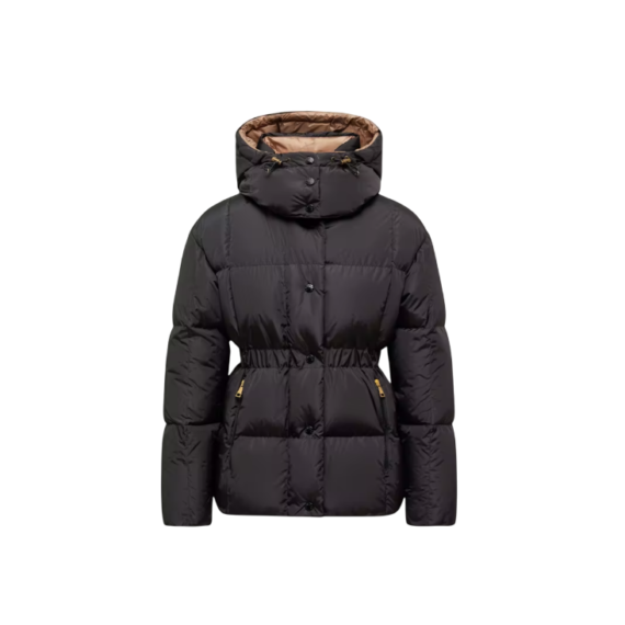 Agneux Square-Quilted Hooded Short Down Jacket