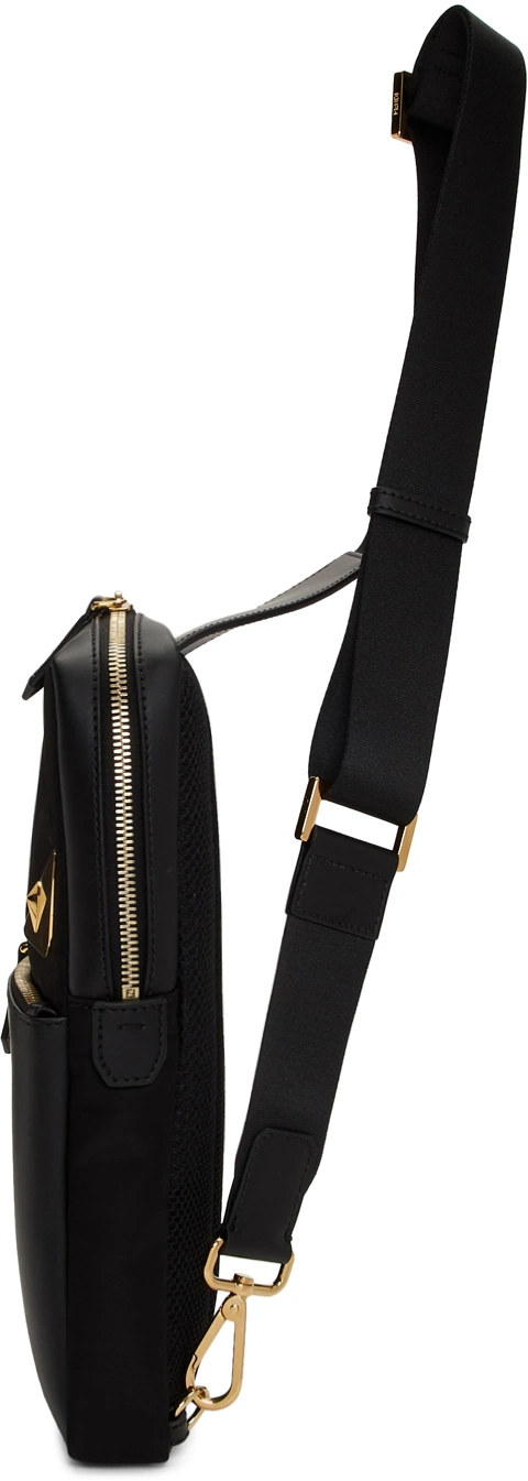 Fendi Black Bag Bugs One-Shoulder Backpack - Image 3