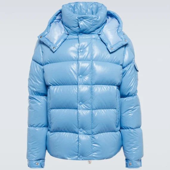 Moncler light blue Down jacket