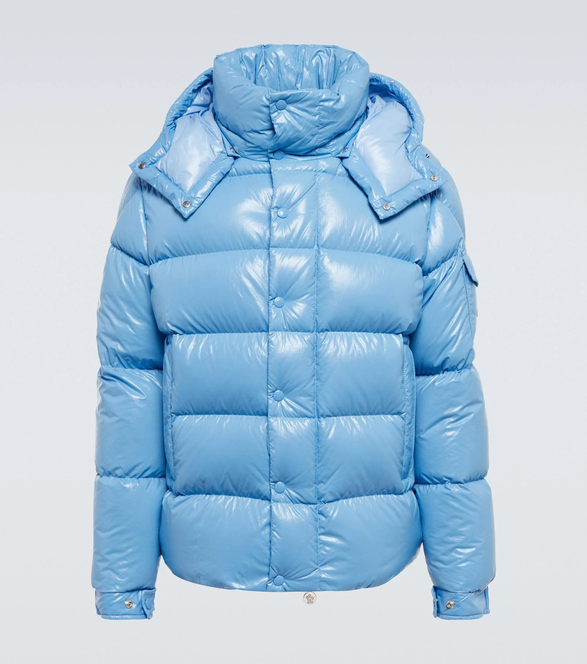 Moncler light blue Down jacket