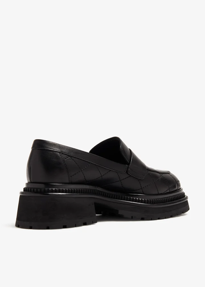 Chanel CC Quilted platform loafers - Image 2